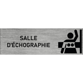 Plaque de porte Salle d'échographie